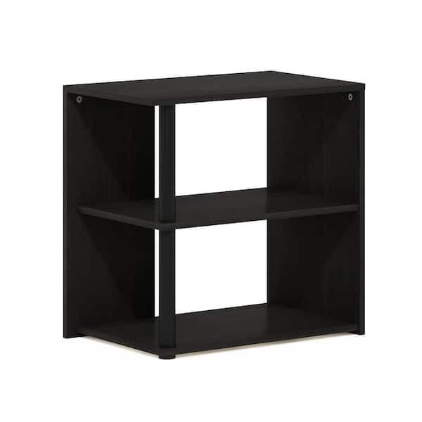 Furinno Romain Espresso/Black 2Tier End Table 20308EXBK The Home Depot