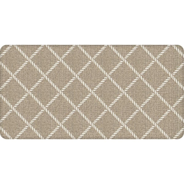 StyleWell Linen Braided Rope 20 in. x 39 in. Indoor Comfort Mat