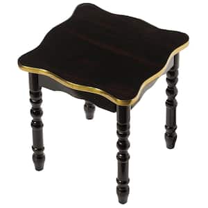 Versatile Square Wooden Side Table - Living Room Accent End Table, Sleek Design, Storage Shelf for Home Decor, Brown