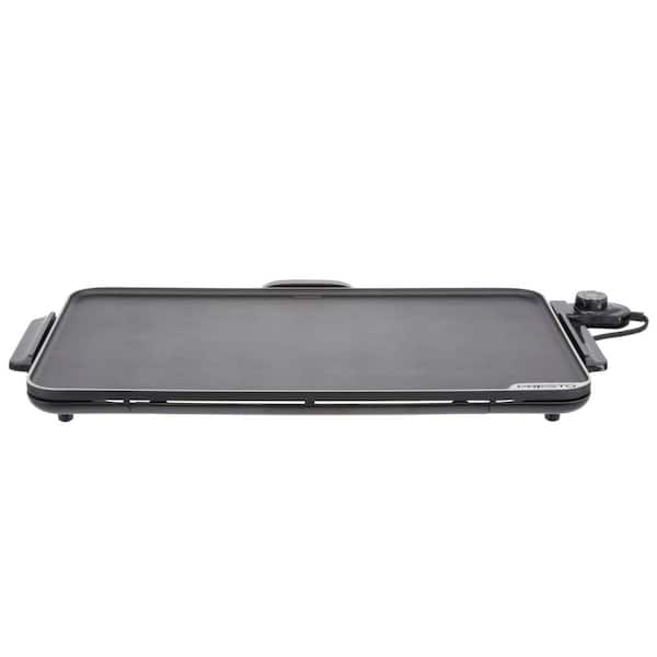 Presto 07061 22-inch Electric Griddle With Removable Handles, Black, 22-inch