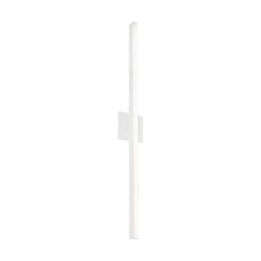 Vega 37" White Aluminum LED Dimmable Wallchiere