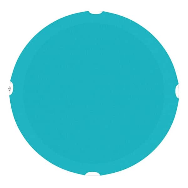 6 ft. Round Turquoise Above Waterproof Ground Pool Winter Cover, Swimming Pool Cover Protector Winter Safety Cover