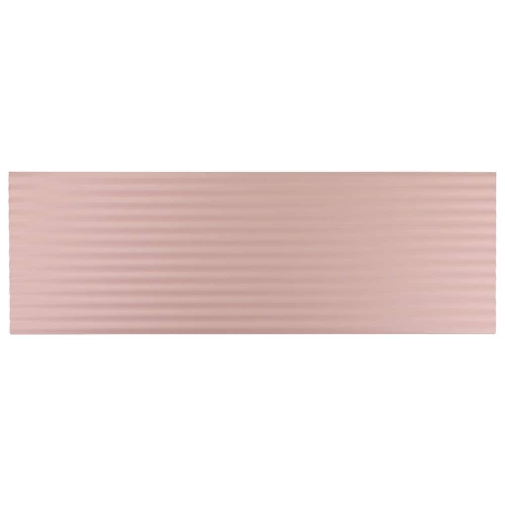 Blush Pink Matte Ceramic Rectangular Wall Tile