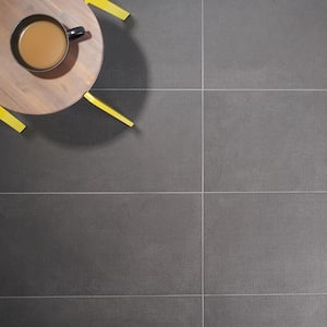 Technique Gray 12 in. x 24 in. Textured Porcelain Floor and Wall Tile (9.68 sq. ft./Case)