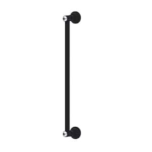 Carolina Crystal Collection 18 Inch Refrigerator Pull in Matte Black