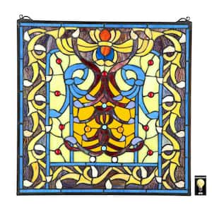 Bedford Manor Stained Glass Window Panel