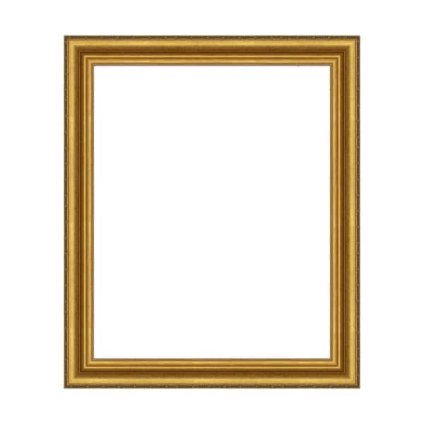 Mirror Makeover Parlor Gold 31.25 in. W x 37.25 in. H Bathroom Mirror Frame Border Kit-Fits a 30 x 36 mirror
