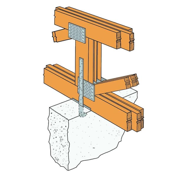 HETA 24 in. Galvanized Heavy Embedded Truss Anchor