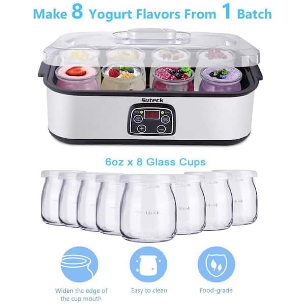 Suteck Yogurt Maker Automatic Digital Yoghurt Maker Machine & Reviews