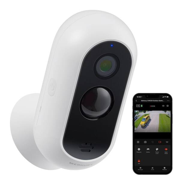 Merkury Innovations Smart WiFi Doorbell Camera HD 1080P 