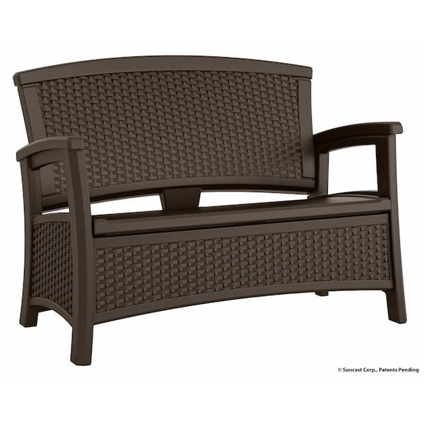 outdoor loveseat with storage underneath