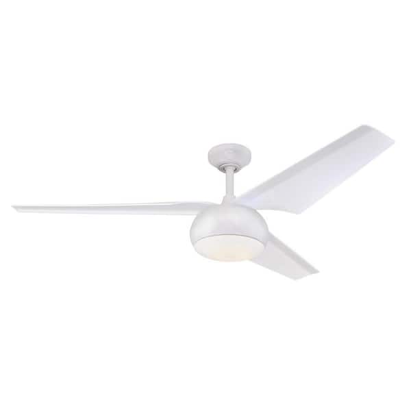 Westinghouse Madeline 56 In Led White Ceiling Fan With Light Fixture And Remote Control 7226400 The Home Depot - White Ceiling Fan With Light Fixture Westinghouse Madeline 56 In Led White Ceiling Fan With Light Fixture And Remote Control 7226400 The Home Depot - White Ceiling Fan With Light Fixture