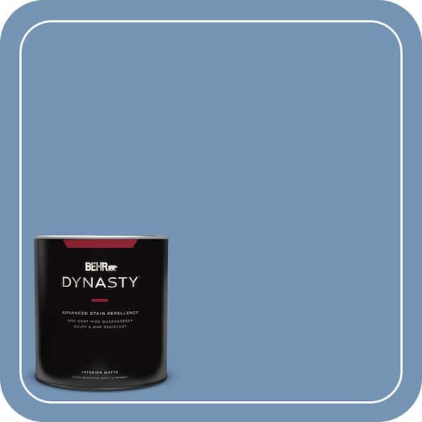 BEHR DYNASTY 1 qt. #580D-5 Ocean Ridge Matte Interior Stain-Blocking Paint and Primer