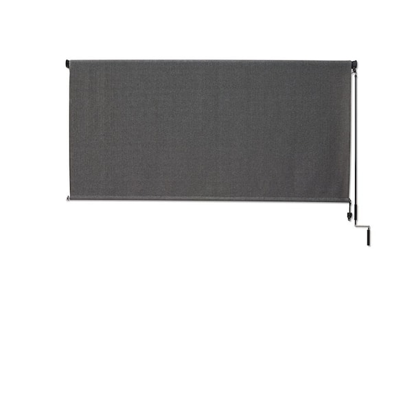 Coolaroo Pewter Cordless Light Filtering Fade Resistant Fabric Exterior Roller Shade 72 In W X L 458386 The Home Depot Coolaroo Pewter Cordless Light, Coolaroo Outdoor Shades Home Depot