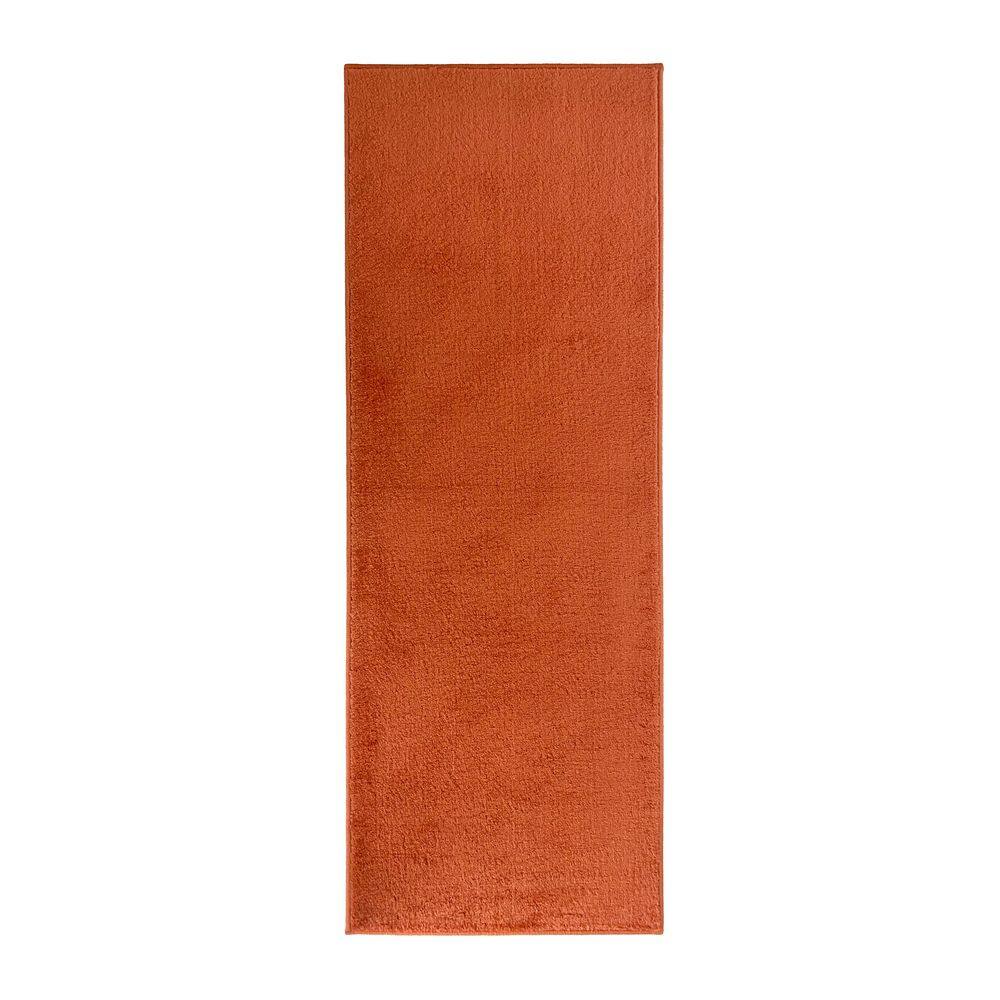 Solid Euro Burnt Orange 31 in. x 37 ft. Your Choice Length Stair Runner price history on PriceWatchPro