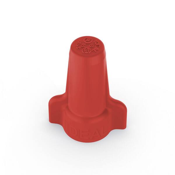 Wing-Nut Wire Connector, 452 Red, Jar of 300 30-452J - The Home Depot