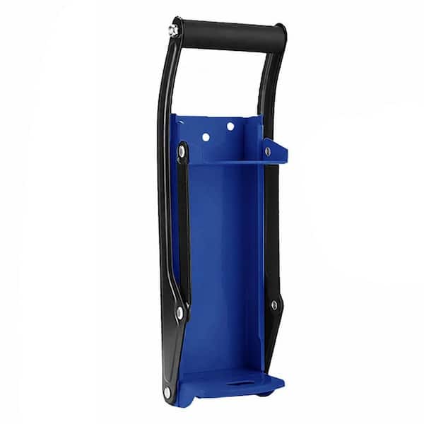 12oz 16oz Aluminum Can Crusher with Non-Slip Handle and Built-In Bottle Opener for Soda Beer Recycling Blue