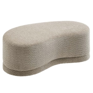 Nimbus 48 in. Upholstered Ottoman Bench in Oat