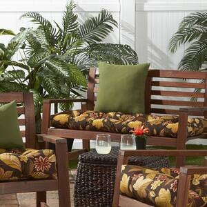 Timberland Floral Rectangle Outdoor Bench Cushion