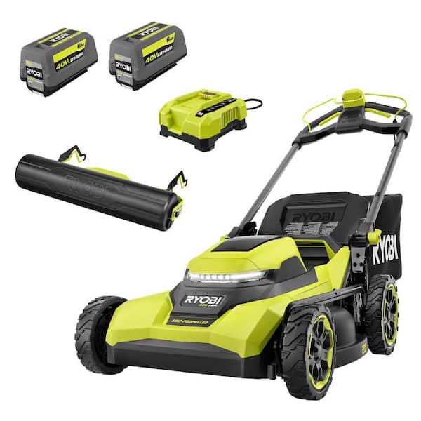 RYOBI 40V HP Brushless 21 in. Cordless Self-Propelled Lawn Mower