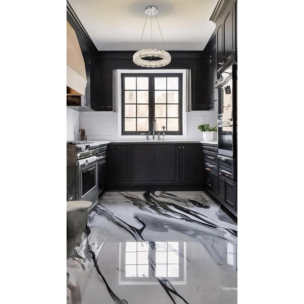 Asher 27-Watt 1-Light Polished Nickel Traditional Integrated LED Pendant Light with K9 Crystal price history on PriceWatchPro
