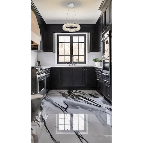 Asher 27-Watt 1-Light Polished Nickel Traditional Integrated LED Pendant Light with K9 Crystal