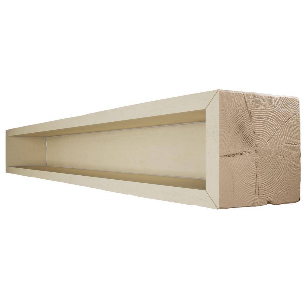 12"W x 8"H x 10'L Hand Hewn Faux Wood Ceiling Beam