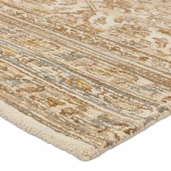 Sarang Brown/Gold 5 ft. x 8 ft. Trellis Area Rug