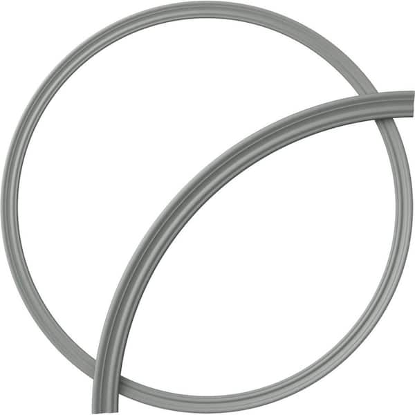 Ekena Millwork 52 in. Oxford Ceiling Ring (1/4 of Complete Circle)