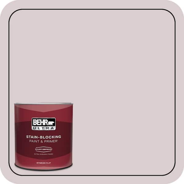 BEHR ULTRA 1 qt. #110E-2 Brook Trout Extra Durable Flat Interior Paint & Primer