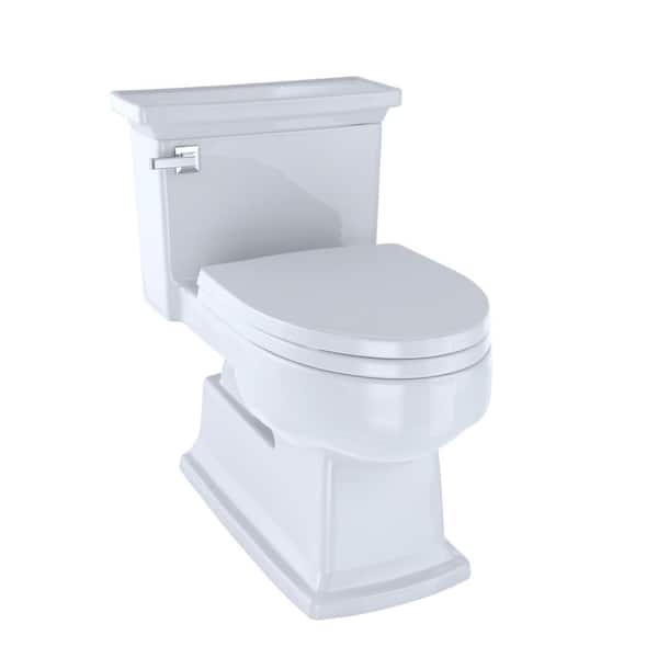 TOTO Eco Lloyd 1-Piece 1.28 GPF Single Flush Elongated Skirted Toilet in Cotton White, Seat Included