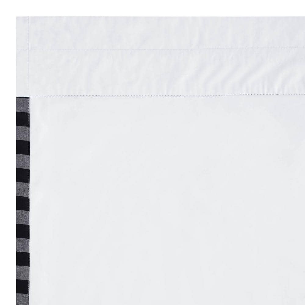 Annie Buffalo Black Check Blackout Cotton Window Panel 84x50