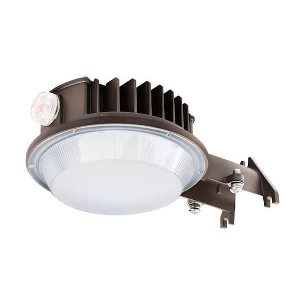 120-Watt 15600 Lumens Bronze LED Integrated LED Dusk to Dawn Barn Light,120-277V,3000K/4000K/5000K Selectable Area Light