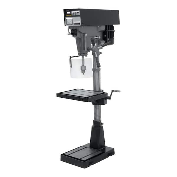 Jet 15 in. Variable-Speed Floor Drill Press with 1/2 in. Chuck, 1 HP, 220/440V 3Ph (‎J-A5818)