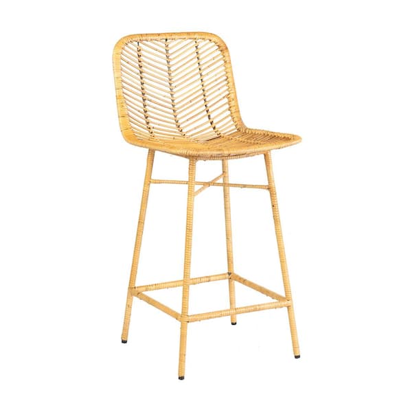 east at main rattan counter stool