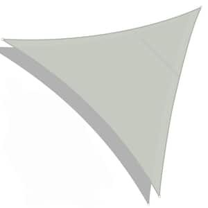 16.4 ft. x 16.4 ft. x 16.4 ft. Gray Triangle Sun Shade Sail