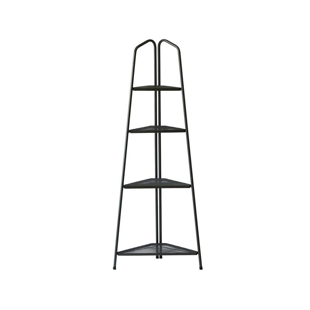 VegTrug 4-Shelf Metal Modern Corner Plant Stand