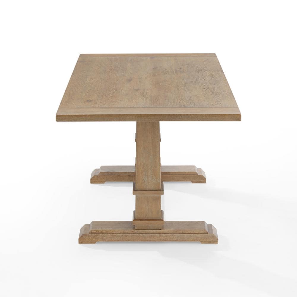 Joanna Rustic Brown Reclaimed Wood Farmhouse Dining Table
