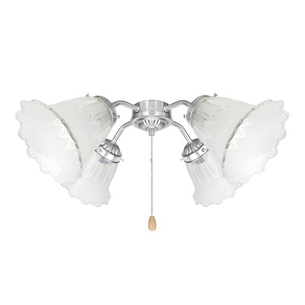 Petal shaped frosted with etching Glass shade/scone/ Globe Replacement 1"fitter 