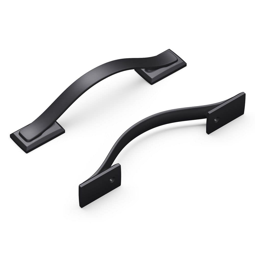 Dover 3-3/4 in. (96 mm) Matte Black Cabinet Pull (10-Pack) price history on PriceWatchPro