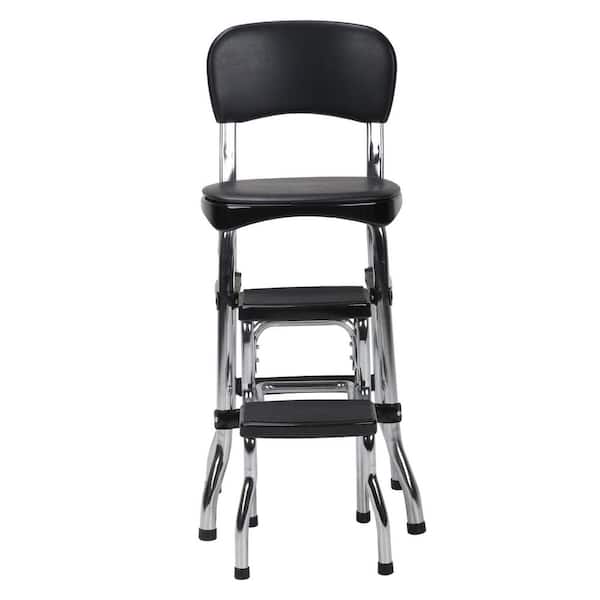 Cosco 2-Step 3 ft. Steel Retro Step Stool with 225 lb. Load