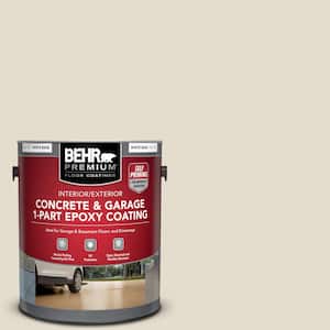 1 gal. #MQ3-40 Varnished Ivory Self-Priming 1-Part Epoxy Satin Interior/Exterior Concrete and Garage Floor Paint
