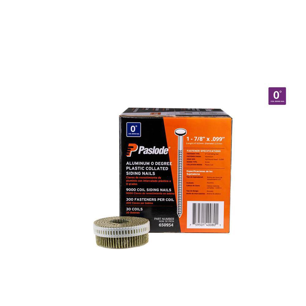 Paslode 1-7/8 in. x 0.099 12-Gauge 0-Degree Bright Aluminum Ring