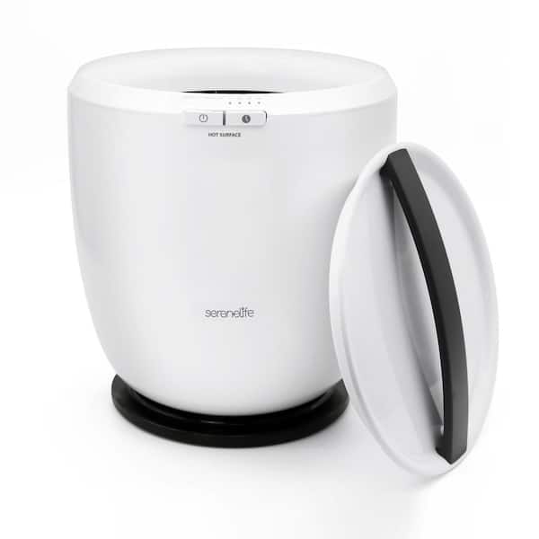 Single Electric Bucket Towel Warmer-Timer 15/30/45/60min, 12L Capacity, Black-SLTLWS250