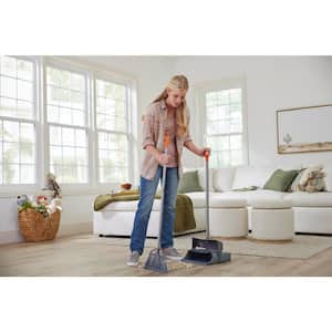 12 in. Lobby Broom and Dustpan Set