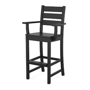 Grant Park Bar Arm Chair in Black