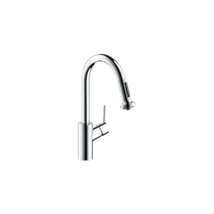 Talis S² Single-Handle Pull Down Sprayer Kitchen Faucet with QuickClean in Chrome