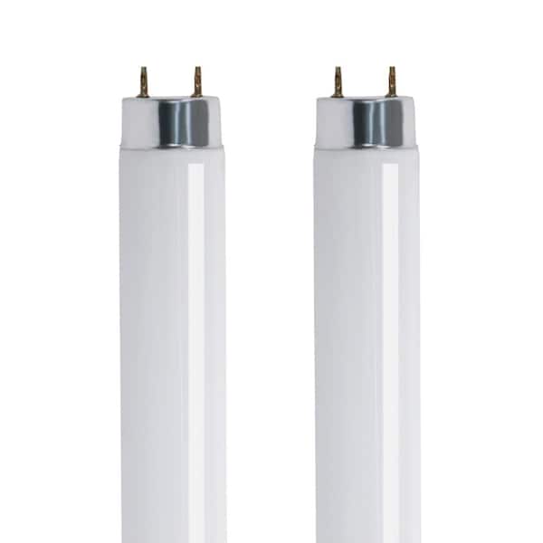 Feit Electric 4 ft. 32-Watt T8 G13 Linear Fluorescent Tube Light Bulb, Warm  White 3000K (2-Pack) F32T8/930/2