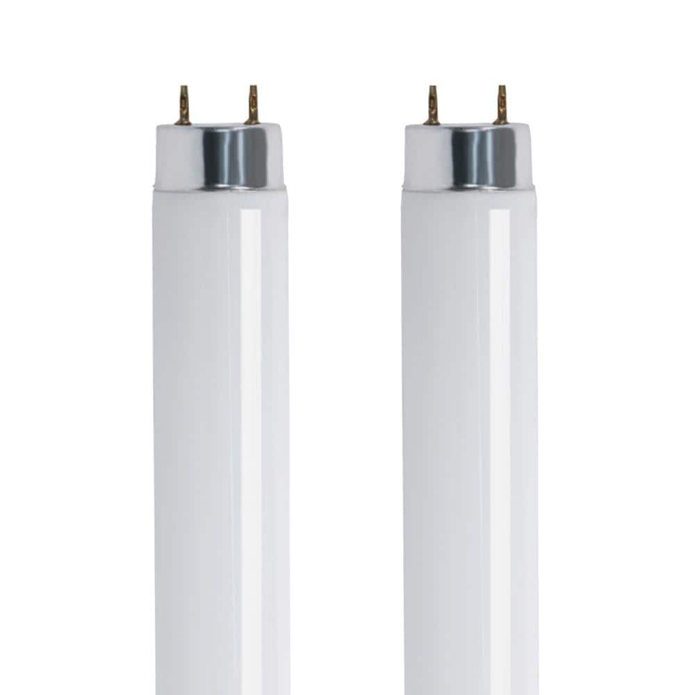 Feit Electric 32-Watt 4 ft. T8 G13 Linear Fluorescent Tube Light Bulb,  Daylight 5000K (2-Pack) F32T8/950/2 - The Home Depot