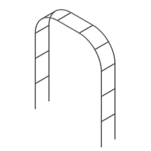FAWEY 87 in. Metal Garden Arch, Wide Sturdy Metal Trellis